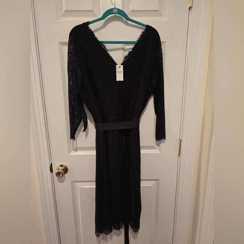 Elegant Black Lace Dress